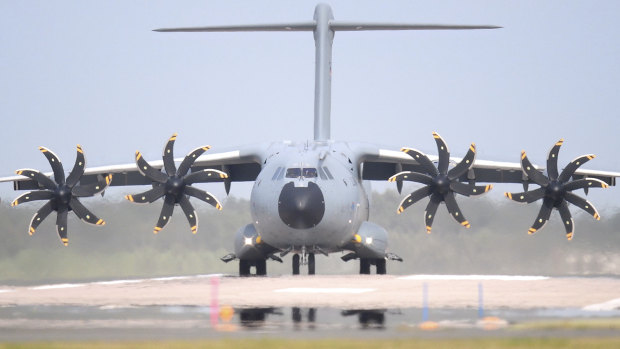 A German Air Force A400M was sent to Kabul. 