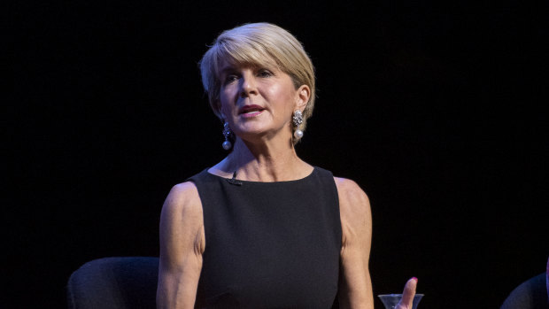Guests at the exclusive Gold Dinner will be able to bid for dinner with former foreign minister Julie Bishop.