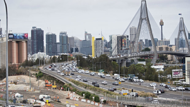 The multi-billion dollar WestConnex tollroad is due to be completed in 2023.