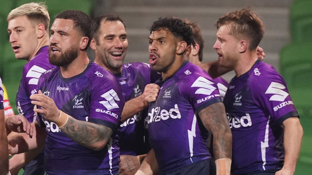 Josh Addo-Carr and the Melbourne Storm want to base themselves in Queensland after the weekend.