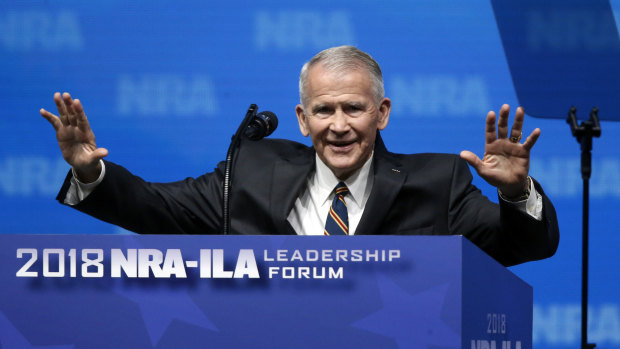 New NRA president Oliver North.