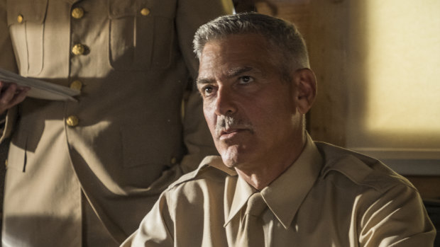 George Clooney in a scene from the new adaptation of Catch-22.