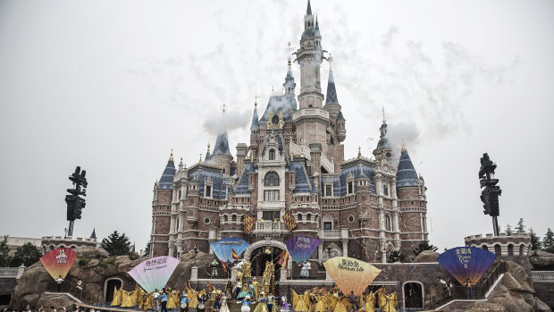 At Shanghai's Disney Resort, a combined cooling and heating plant reduces emissions by 60 per cent — partially by converting waste heat into energy. 