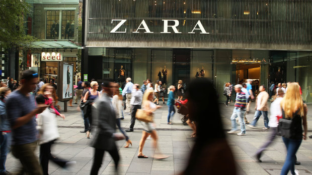 Zara Home will exit Sydney's Pitt Street Mall. 