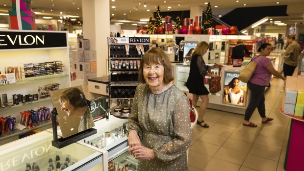 Lorraine Baker, 85, has been one of Myer Frankston’s most loyal customers.