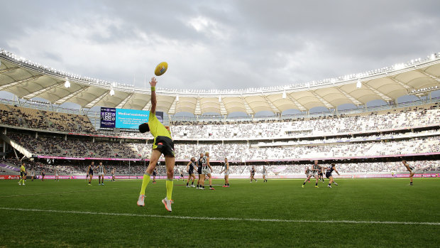Optus Stadium’s 60,000-seat capacity would be full for any Grand Final match-up in 2021.