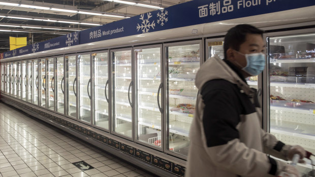 The virus has been found on shipments of frozen foods in the Chinese cities of Shenzhen and Yantai.