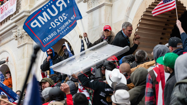 The assault on the Capitol on January 6.