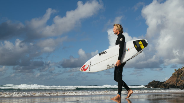 Owen Wright says there's a lot of adrenaline flowing with the return to competitive surfing. 