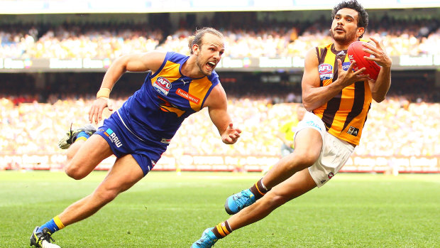 Cyril Rioli in action during the 2015 AFL grand final