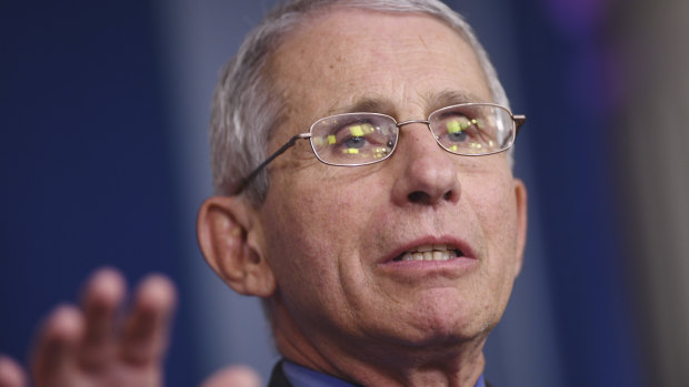 Dr Anthony Fauci has rejected notion that the virus was human-made.