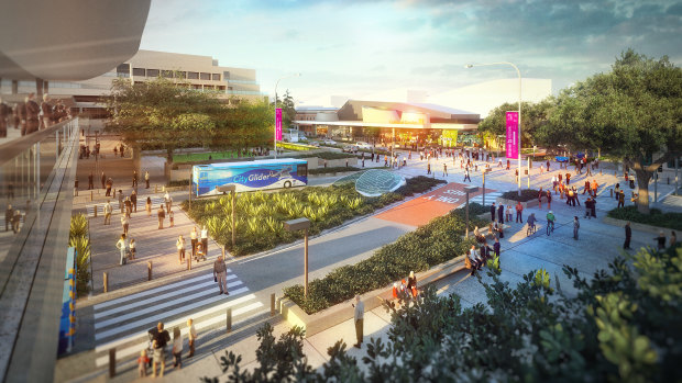 Concept images for the new Metro Cultural Centre station at South Brisbane, part of the council's Brisbane Metro plans.