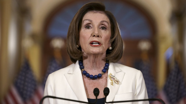 Nancy Pelosi announces that articles of impeachment will be drawn up against Donald Trump.