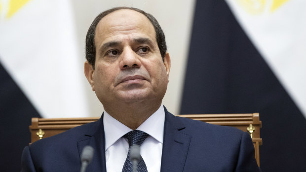 Egyptian President Abdel Fattah el-Sisi pressed Donald Trump to designate the Muslim Brotherhood, a political opponent, a terrorist organisation.