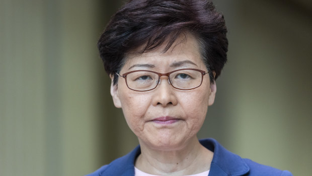 Hong Kong chief executive Carrie Lam.