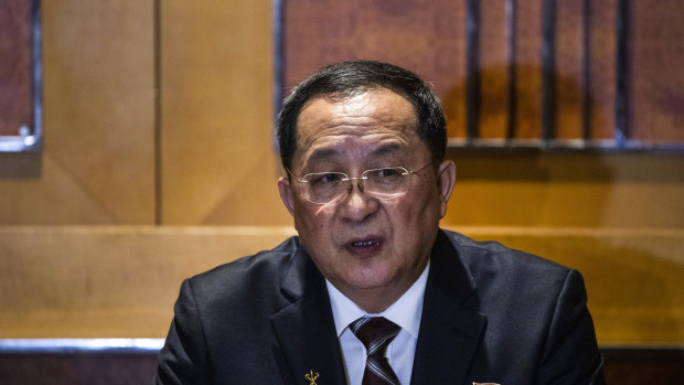 Whereabouts unknown: Ri Yong-Ho, North Korea's former foreign minister.