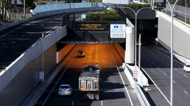 Traffic on the new M4 East has been light on the first weekday since it opened.