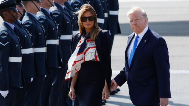 Melania Trump's fashion choices are less sartorial subtlety, more slap in the face.