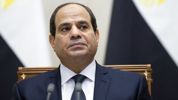 Egyptian President Abdel Fattah el-Sisi.