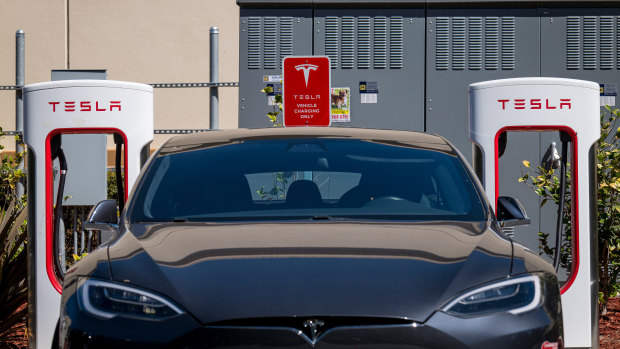 Tesla appears to be gearing up to open diners at its charging stations.