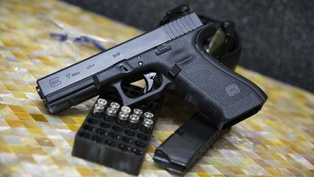 A police-issued Glock has gone missing from an Ipswich police station.