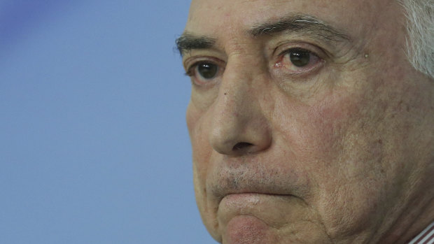 Brazil's then-President Michel Temer in 2018.