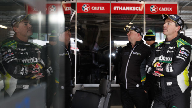 Time for reflection: Craig Lowndes prepares for his final start at Mount Panorama as a full-time driver.