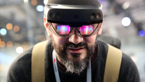 The technology is based on Microsoft’s HoloLens headsets, which were originally intended for the video game and entertainment industries.