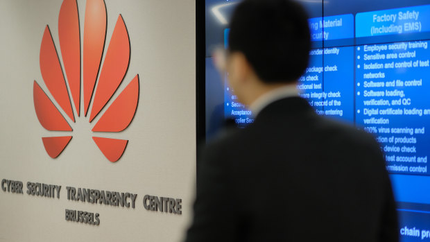 Huawei's Cyber Security Transparency Centre in Brussels: The company is pushing back against US President Donald Trump's attempt to ban Chinese companies from nascent tech markets. 