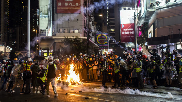 The protests in Hong Kong aren't a good backdrop to a $57 billion bid for the London Stock Exchange.