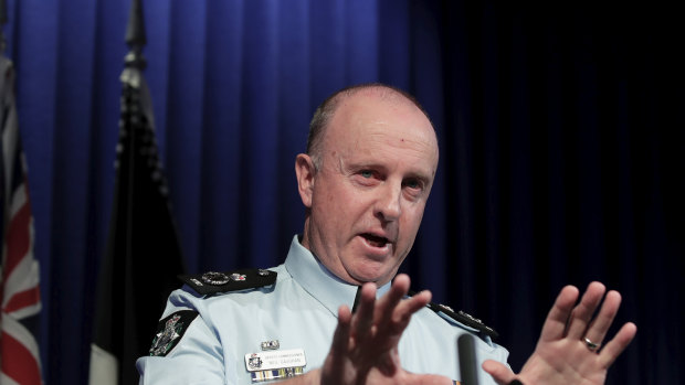 Acting AFP Commissioner Neil Gaughan talks about the recent raids on the media.