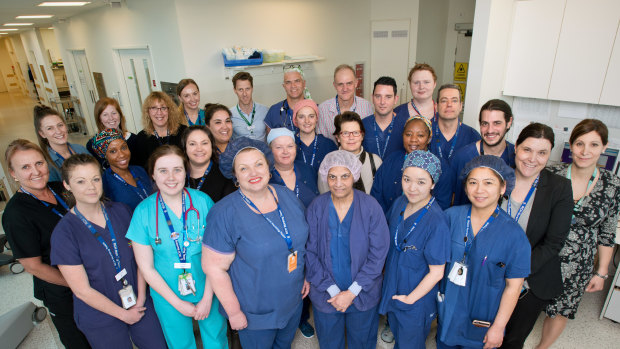 The Royal Children's Hospital surgical team who will be involved in the twins’ surgery. 