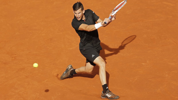 Austrian world No.7 Dominic Thiem piles on the aggression in the Madrid Open quarter-final.