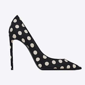 Connie Mitchell loves a designer
pump and these Saint Laurent stilettos are spot-on.