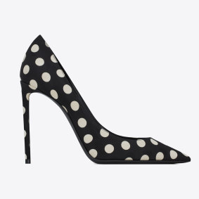 Connie Mitchell loves a designer
pump and these Saint Laurent stilettos are spot-on.