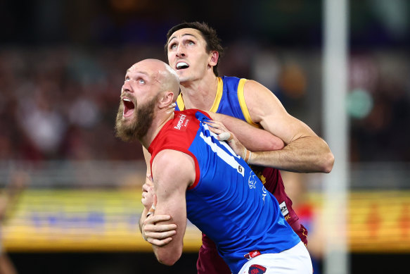 Max Gawn and Oscar McInerney.