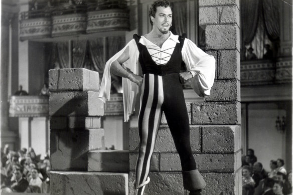 Howard Keel appears in the film of Cole Porter's Kiss Me Kate, his version of The Taming of the Shrew.