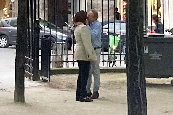 Andrew Forrest was reportedley pictured kissing Moroccan politician Leila Benali in a Paris park in the historic Marais district in April 2024. 