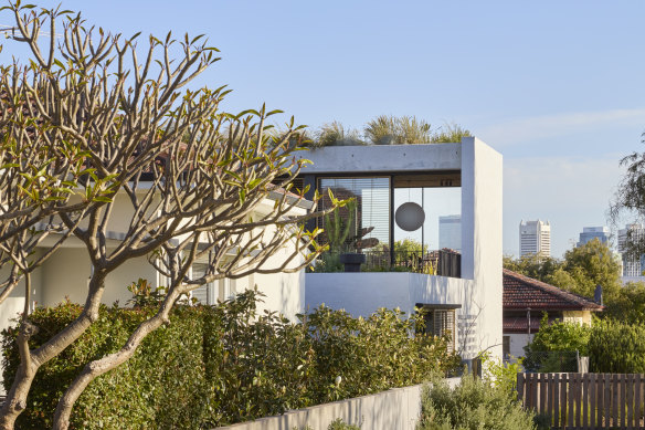 Jimmy’s House in North Perth is built on a battleaxe block. 