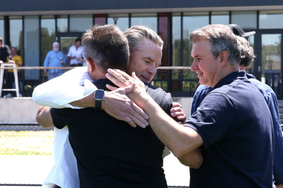 A reunion was attended by 18 of the players who took the field with Winmar that day.