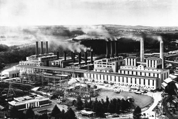 Yallourn Power Station in 1960