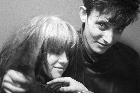 Lydia Lunch with frequent collaborator Rowland S. Howard in 1981.