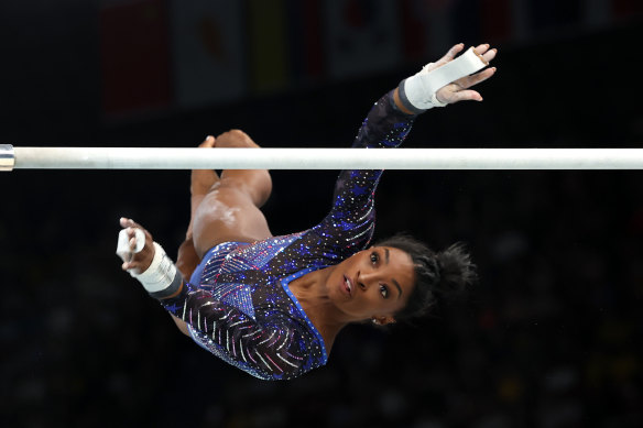 Simone Biles is the oldest US athlete to win the individual all-around gymnastics gold since the 1950s. 