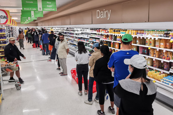 During the lockdown's shopping bonanza, when milk was limited to four litres a customer at most supermarkets, none of the sales translated to WA farmers, according to dairy representatives.