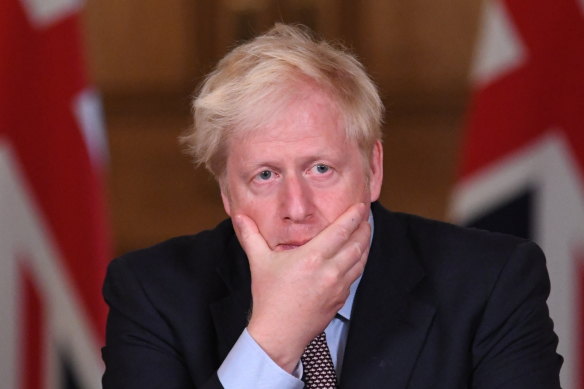 Boris Johnson banned groups of more than six people meeting in England.