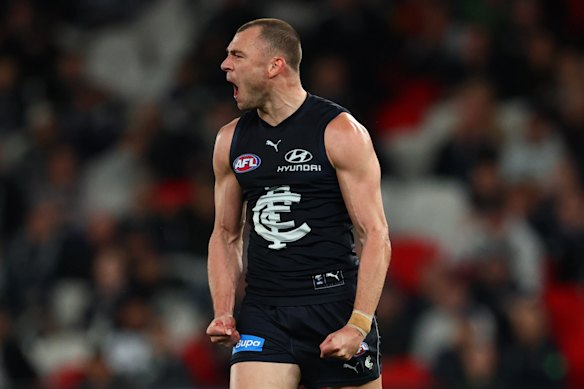 Will Hayward was named Carlton’s best clubman this season, as well as winning the coaches’ and Spirit of Carlton awards.