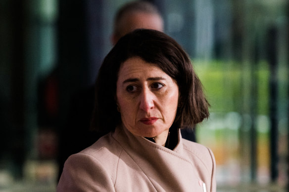 NSW Premier Gladys Berejiklian on Wednesday in Sydney.