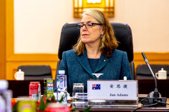 The new head of the Department of Foreign Affairs and Trade, Jan Adams, has been Australia’s ambassador to China and to Japan.