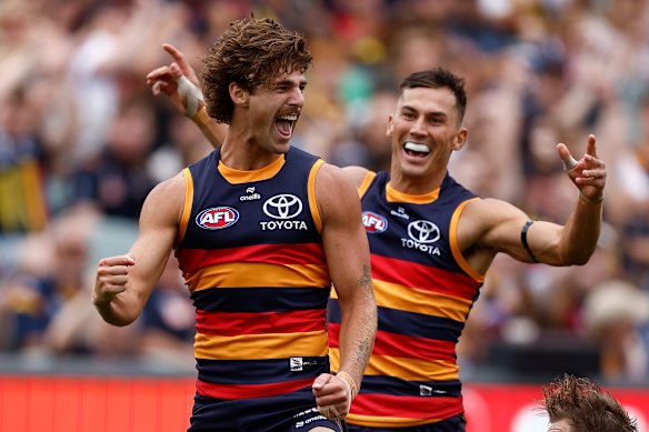 James Peatling and Isaac Cumming have made an instant impact since switching to the Crows from the Giants.