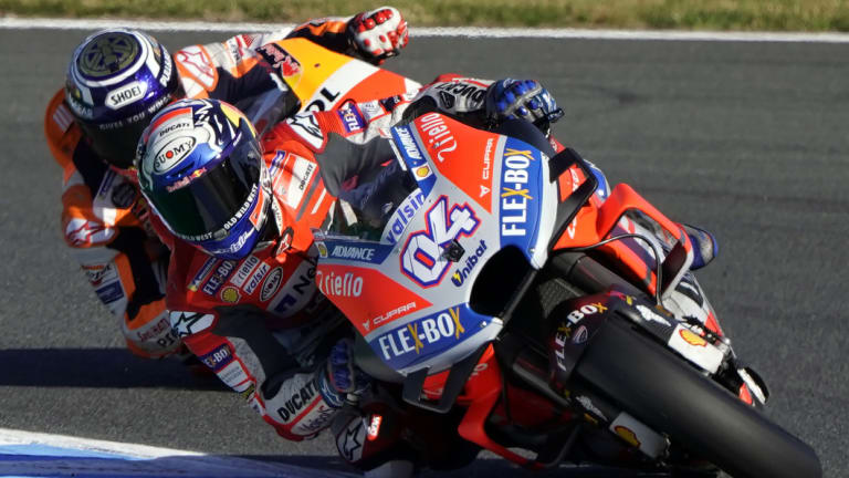 It wasn't to be for Italian Andrea Dovizioso.